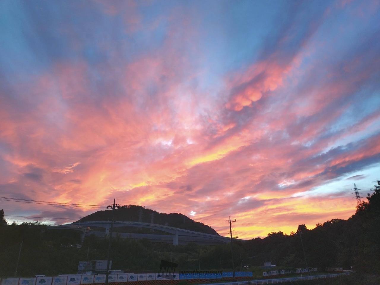 夕焼けタイム 注目の空の写真 ウェザーニュース
