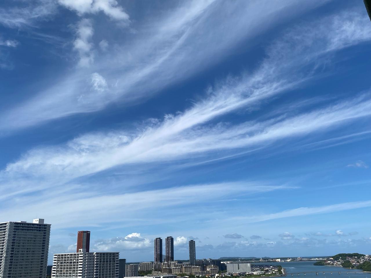 刷毛で書いたような雲 注目の空の写真 ウェザーニュース