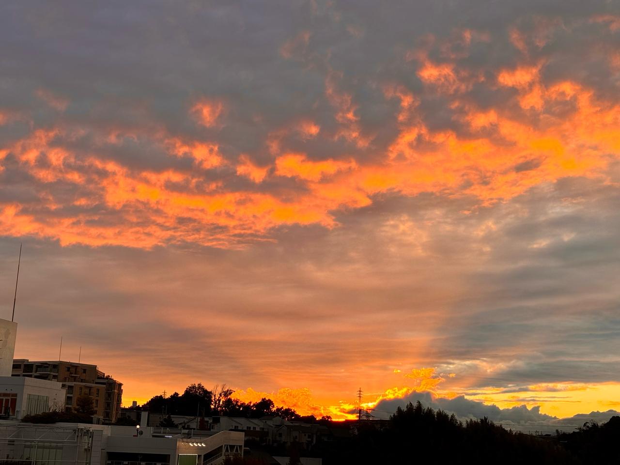 目を惹く夕焼け 注目の空の写真 ウェザーニュース
