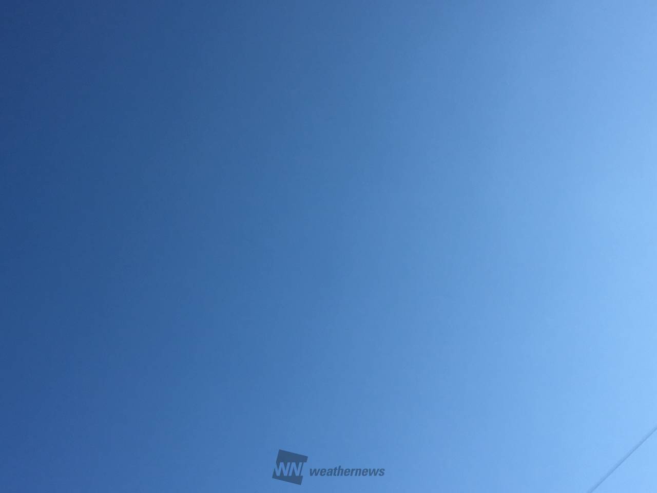 文化の日は広く青空／ 注目の空の写真 ウェザーニュース