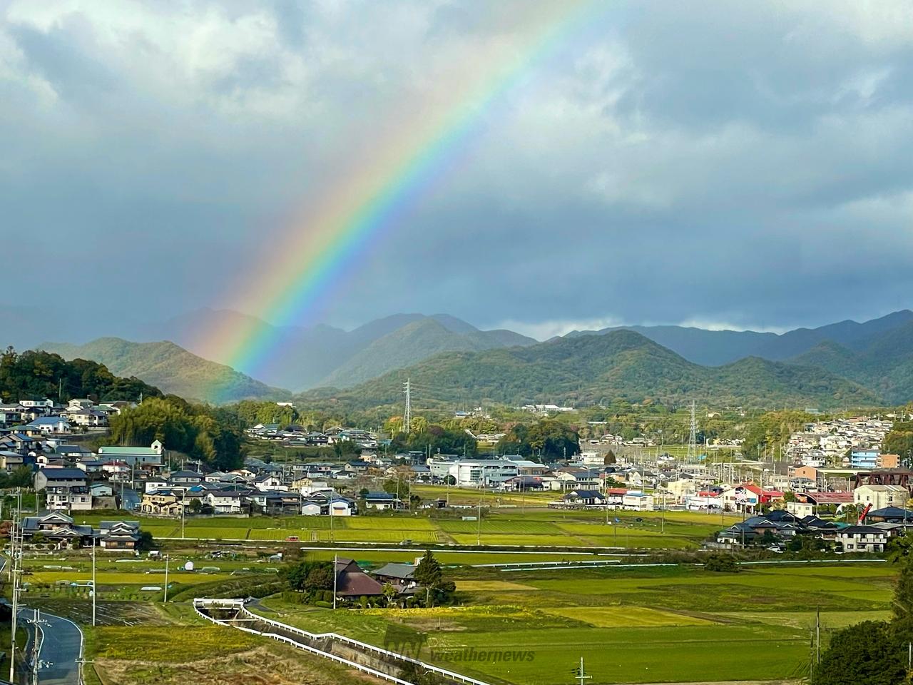 虹の橋がかかる週明け 注目の空の写真 ウェザーニュース