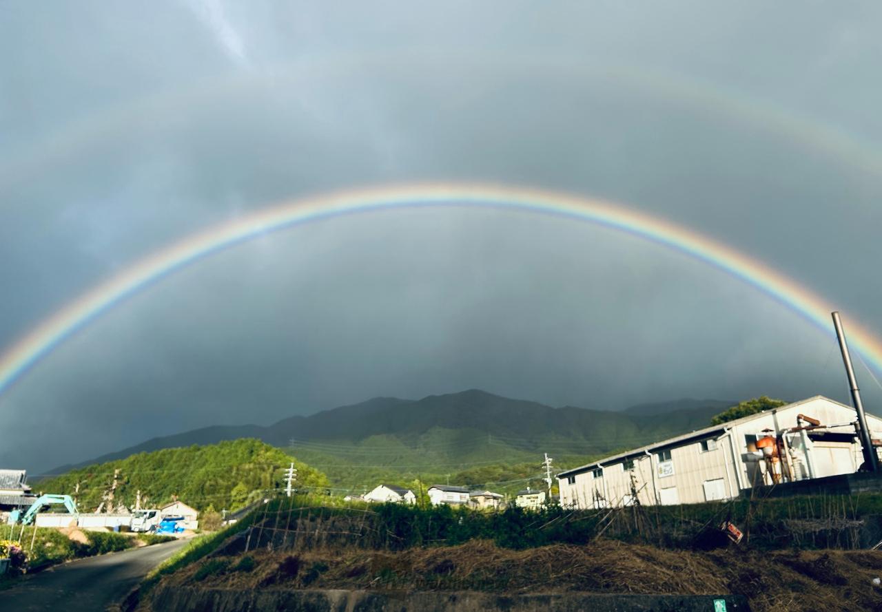 虹の橋がかかる週明け 注目の空の写真 ウェザーニュース