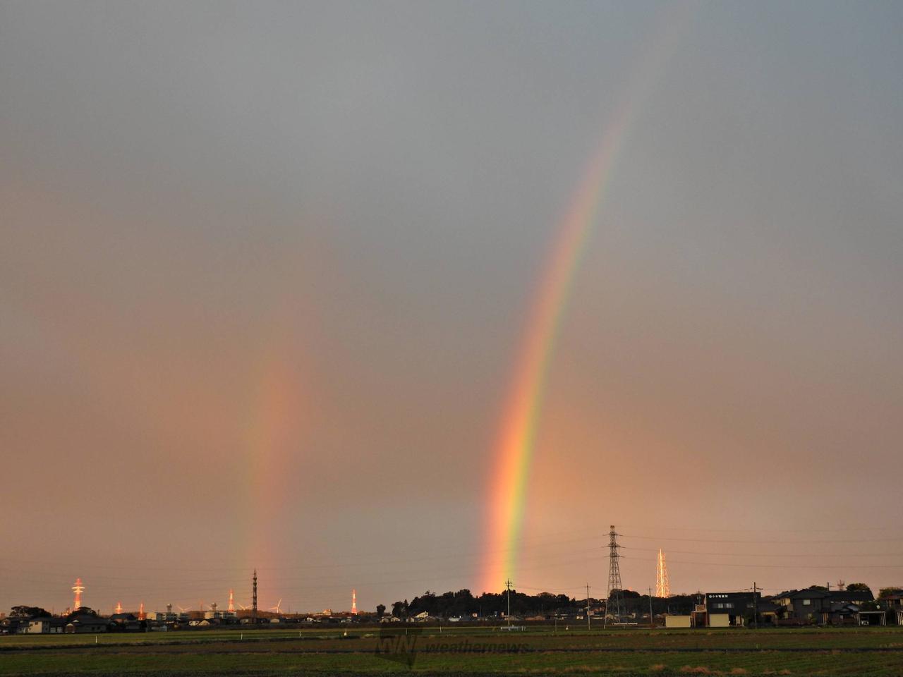 朝から虹🌈 注目の空の写真 ウェザーニュース