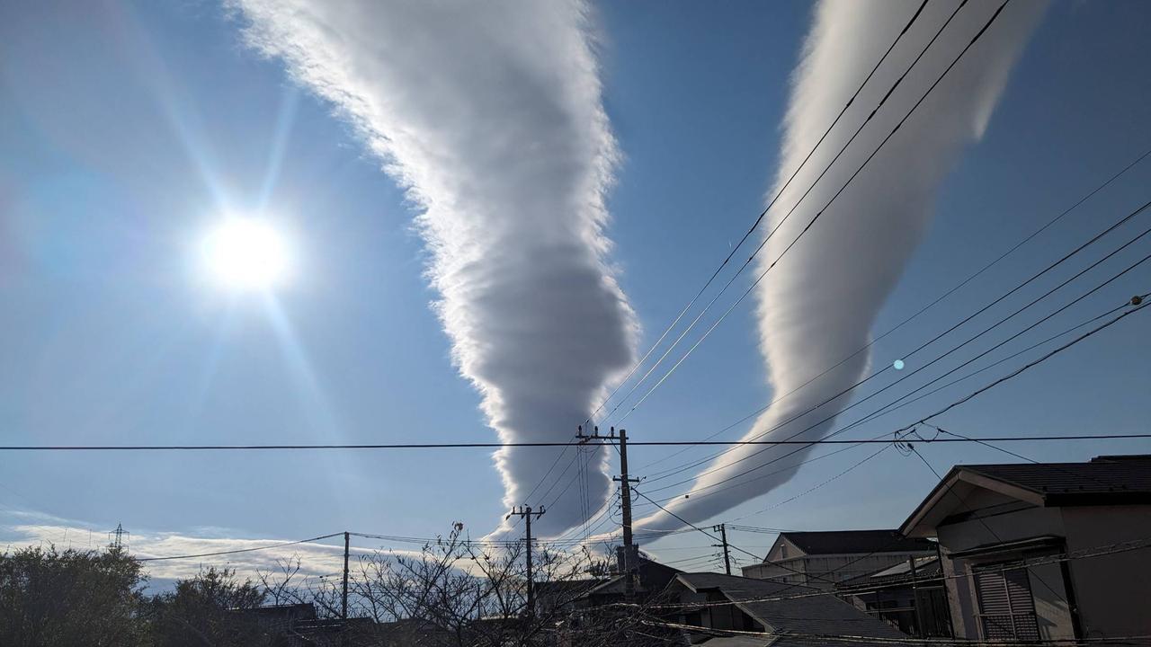 なが〜く伸びる雲 注目の空の写真 ウェザーニュース
