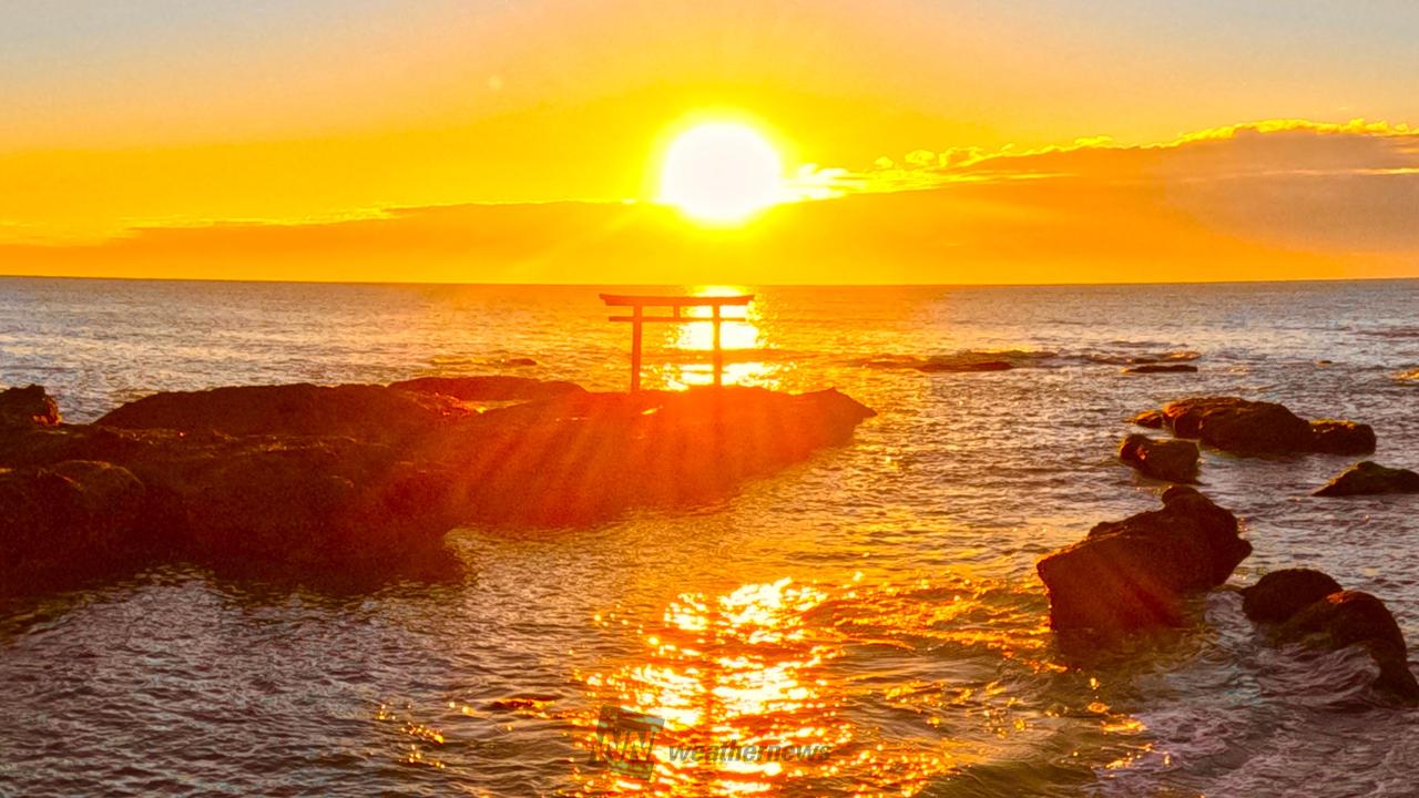 日の出写真館 注目の空の写真 ウェザーニュース