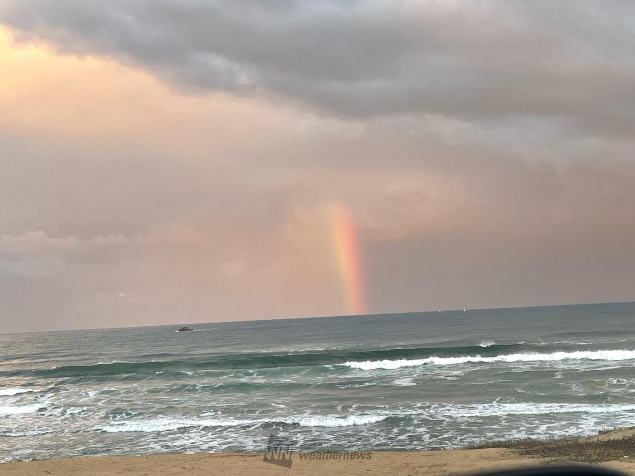 虹が出現🌈 注目の空の写真 ウェザーニュース