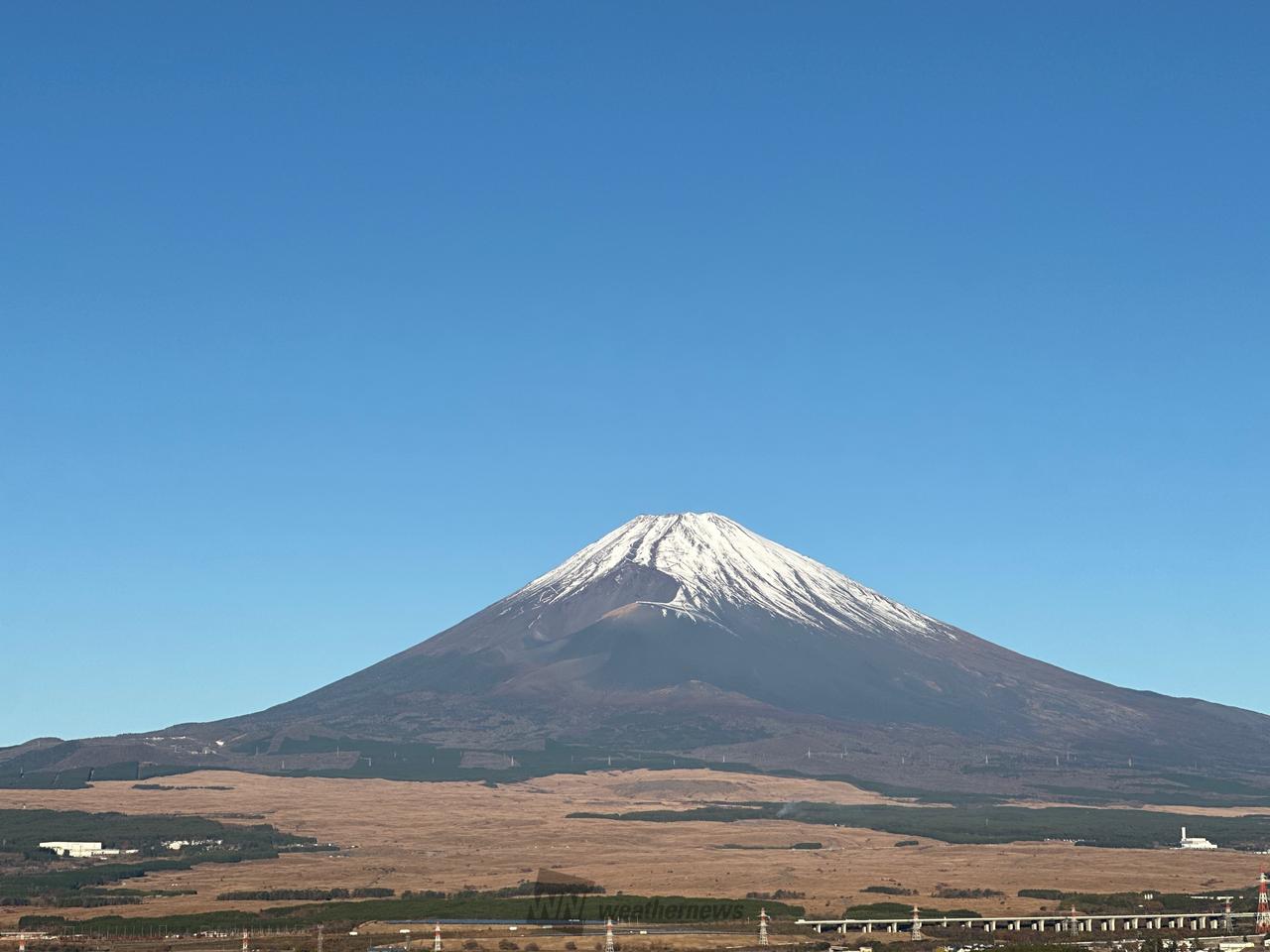 今日も富士山が映える 注目の空の写真 ウェザーニュース