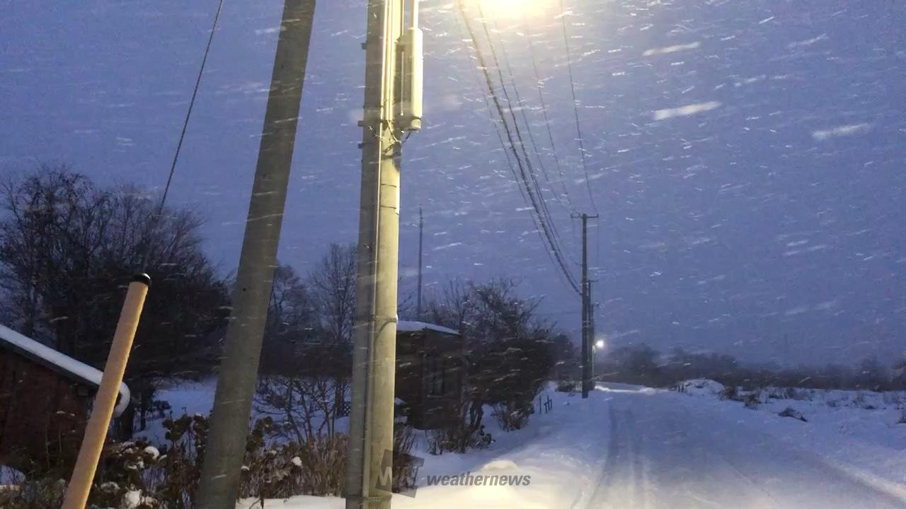 断続的に降る雪 注目の空の写真 ウェザーニュース