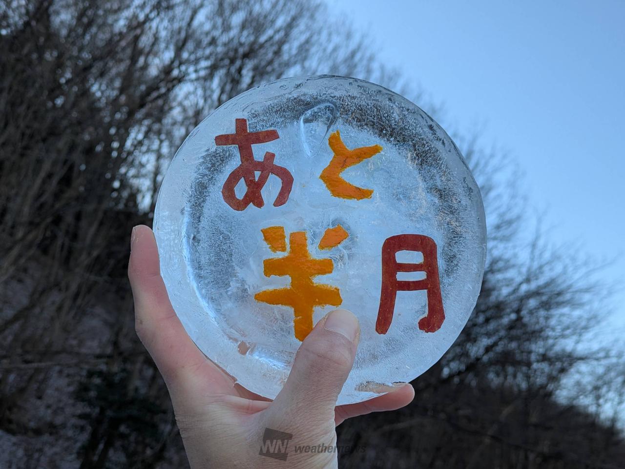 冷え込む朝 氷アートギャラリー 注目の空の写真 ウェザーニュース
