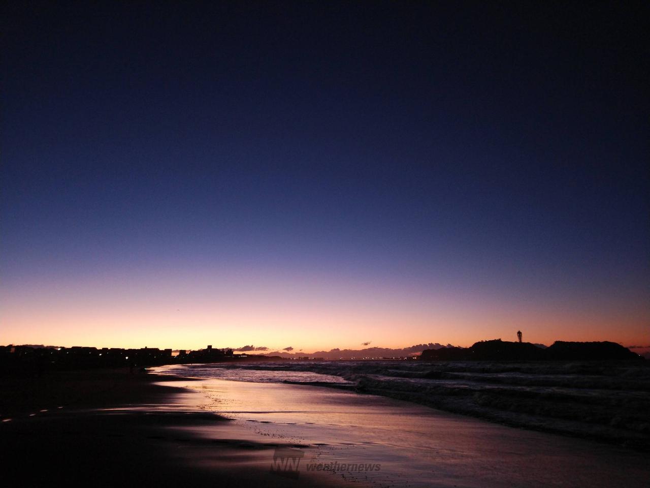 夜明け前の貴重な時間 マジックアワー 注目の空の写真 ウェザーニュース