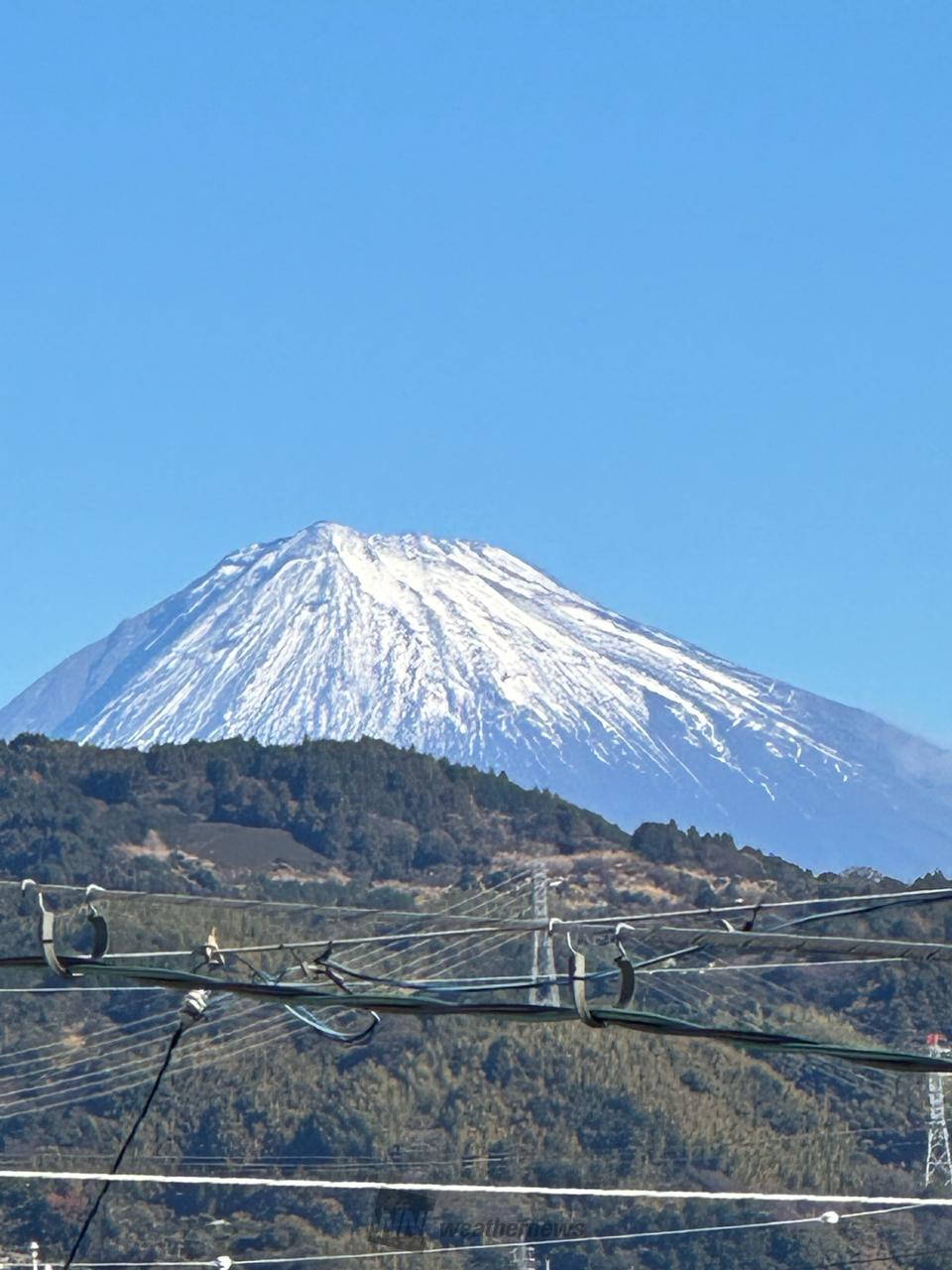 今日の富士山 注目の空の写真 ウェザーニュース