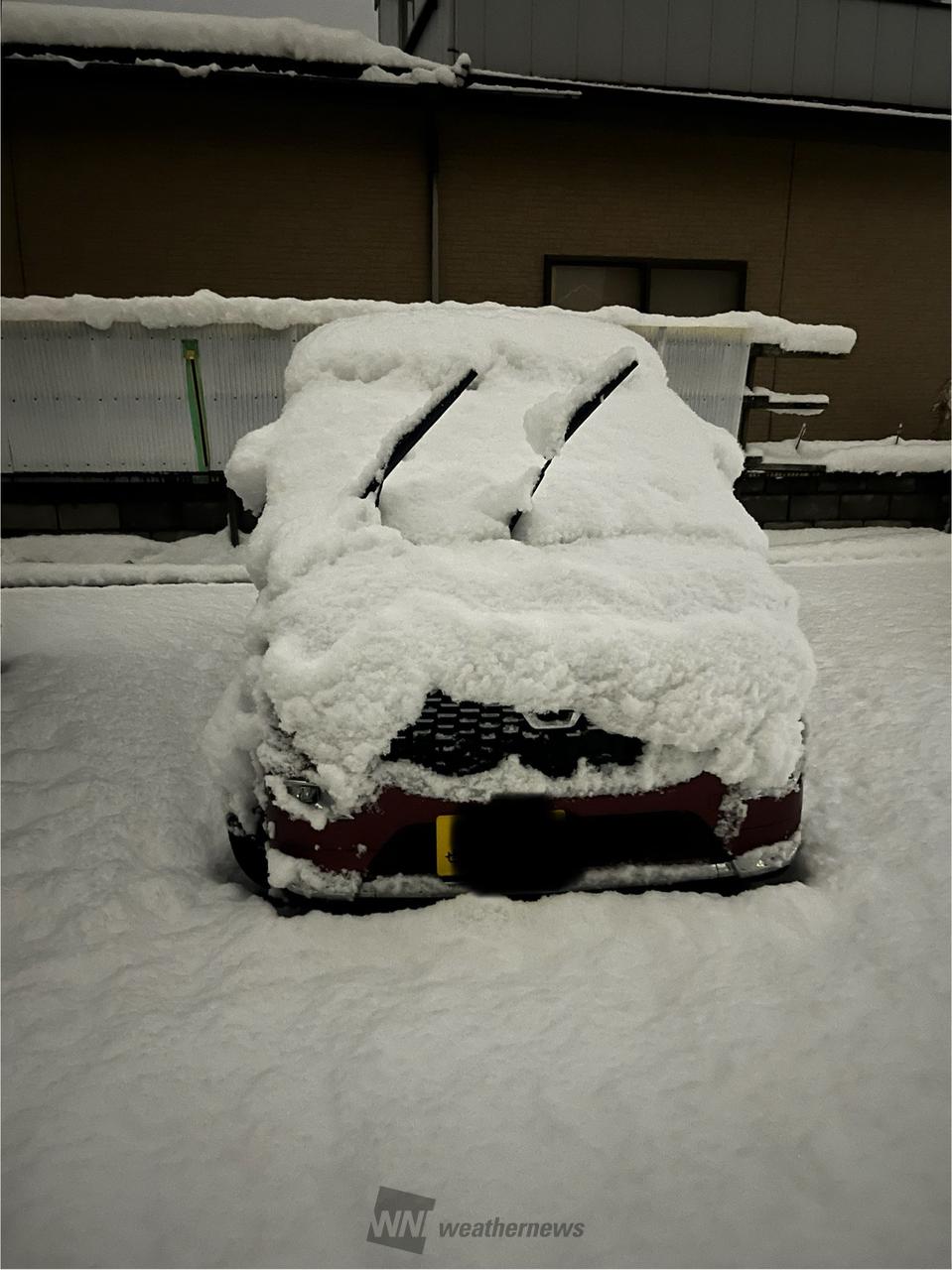 強まる雪、積雪の急増に注意 注目の空の写真 ウェザーニュース