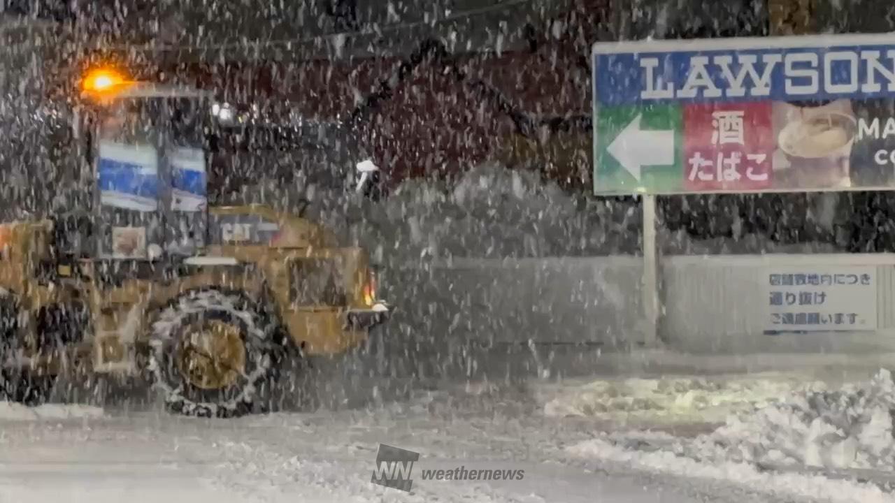 強まる雪、積雪の急増に注意 注目の空の写真 ウェザーニュース