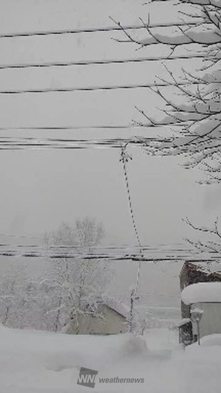 強まる雪、積雪の急増に注意 注目の空の写真 ウェザーニュース