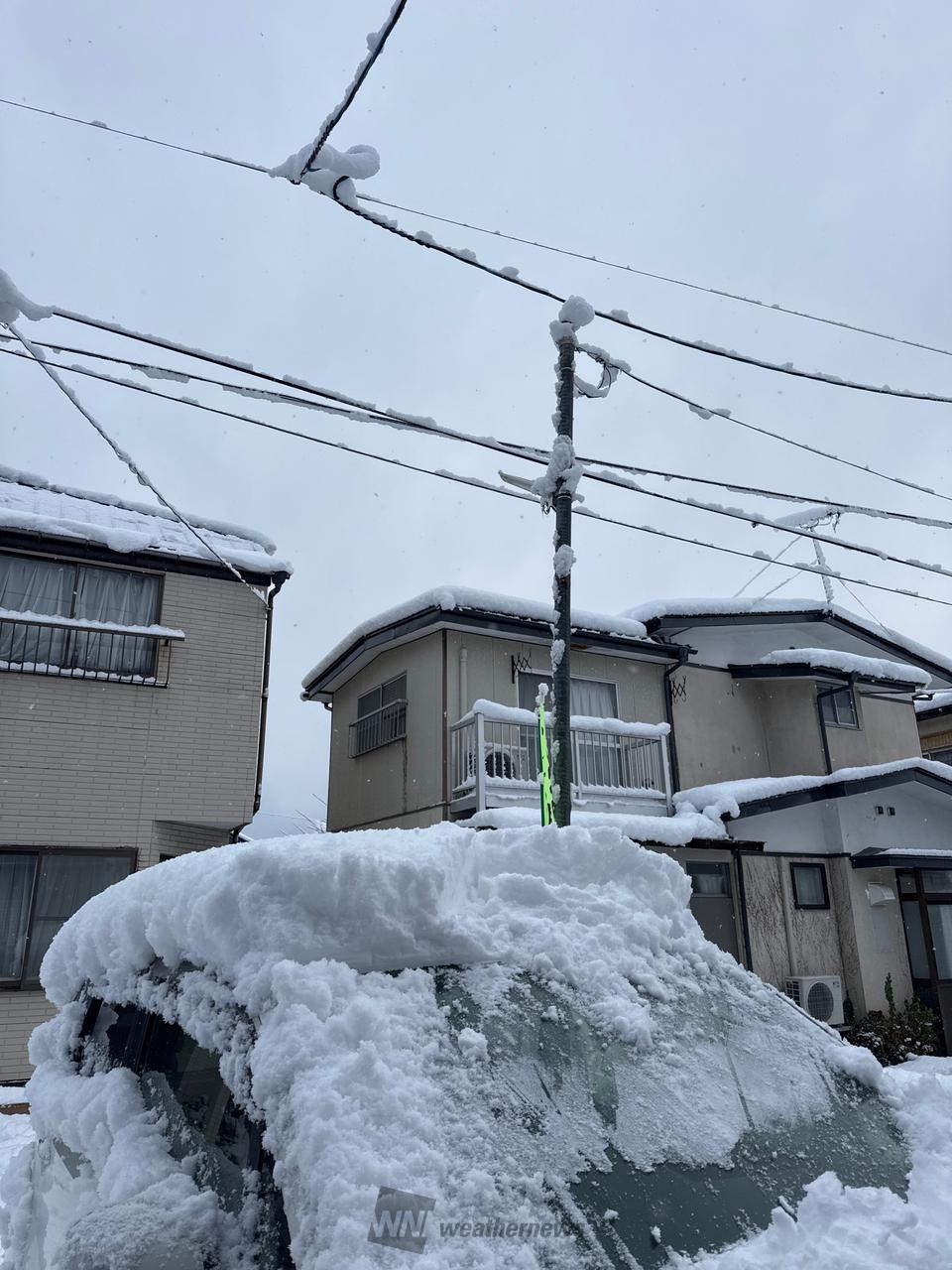 強まる雪、積雪の急増に注意 注目の空の写真 ウェザーニュース
