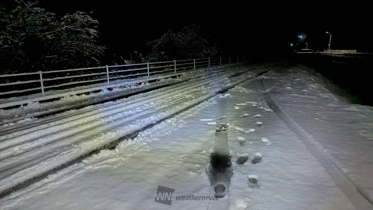 西日本は各地で雪 大阪など初雪を観測 注目の空の写真 ウェザーニュース