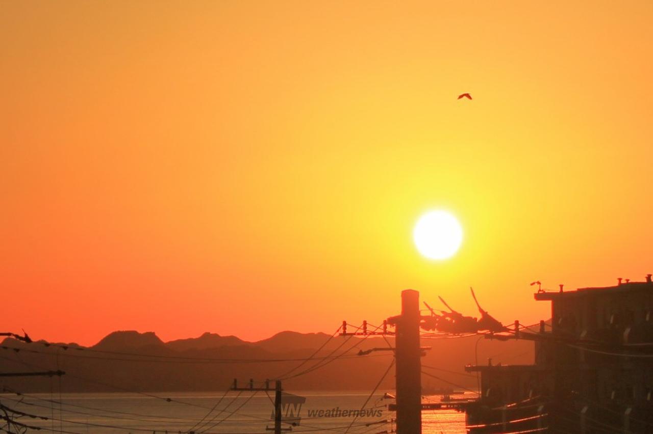 日の出写真館 注目の空の写真 ウェザーニュース