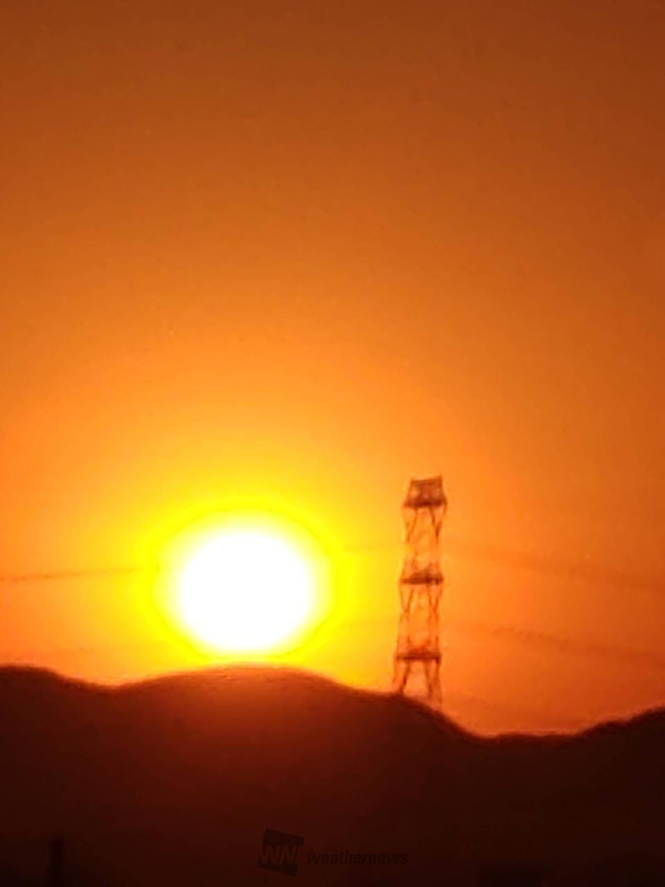 日の出写真館 注目の空の写真 ウェザーニュース