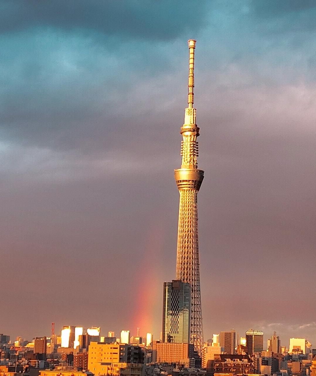 東京で朝虹ラッシュ🌈 注目の空の写真 ウェザーニュース