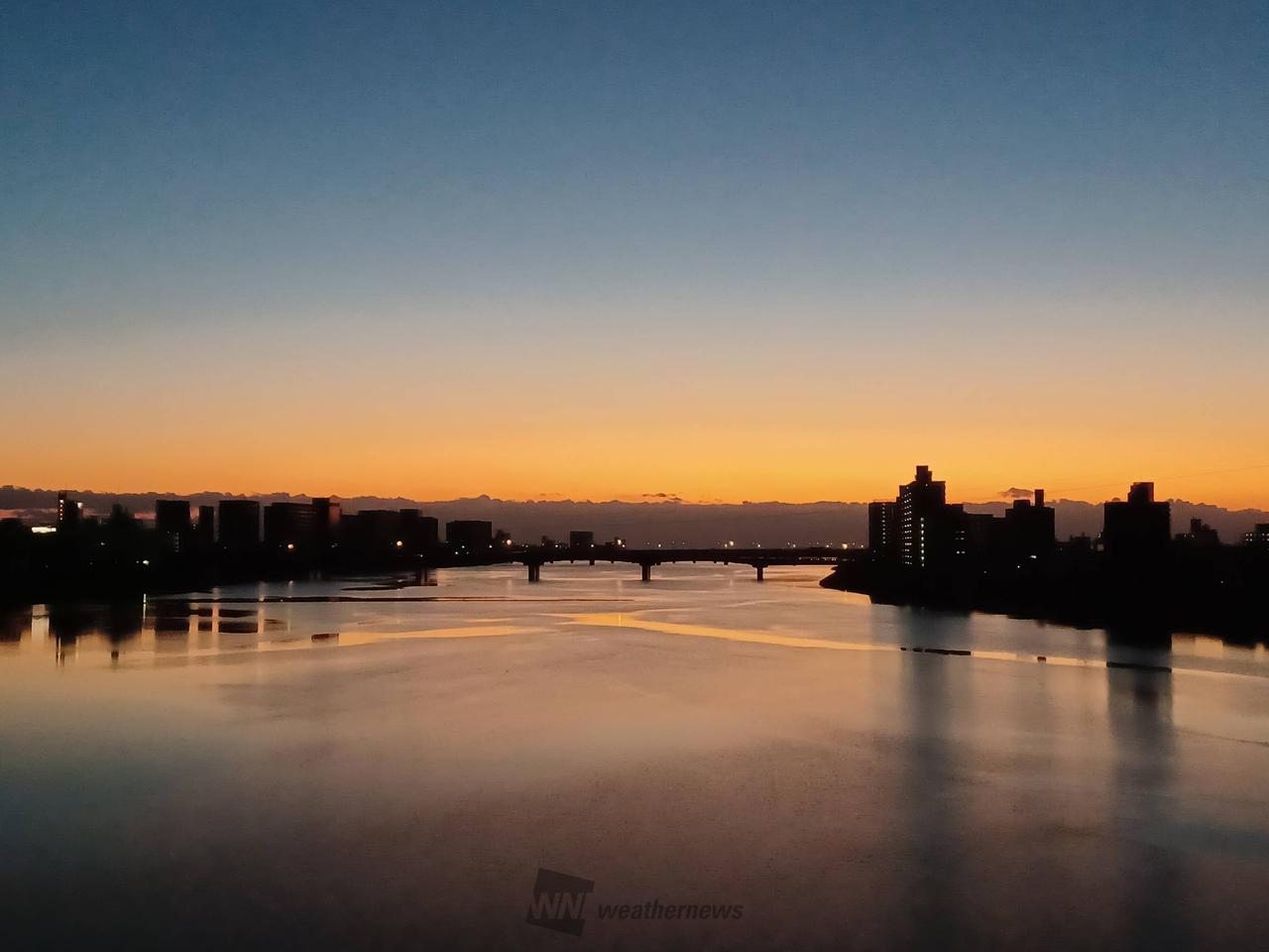 キーンと冷えた朝 注目の空の写真 ウェザーニュース