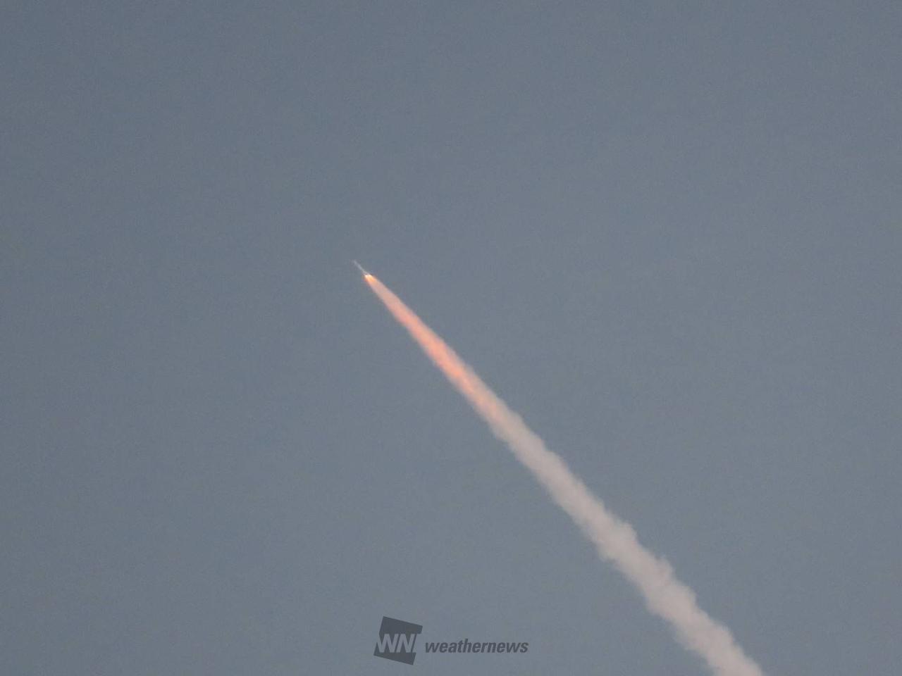 H3ロケット5号機 種子島から打ち上げ 注目の空の写真 ウェザーニュース