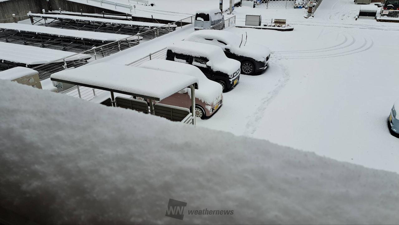 三重など東海でも積雪 注目の空の写真 ウェザーニュース