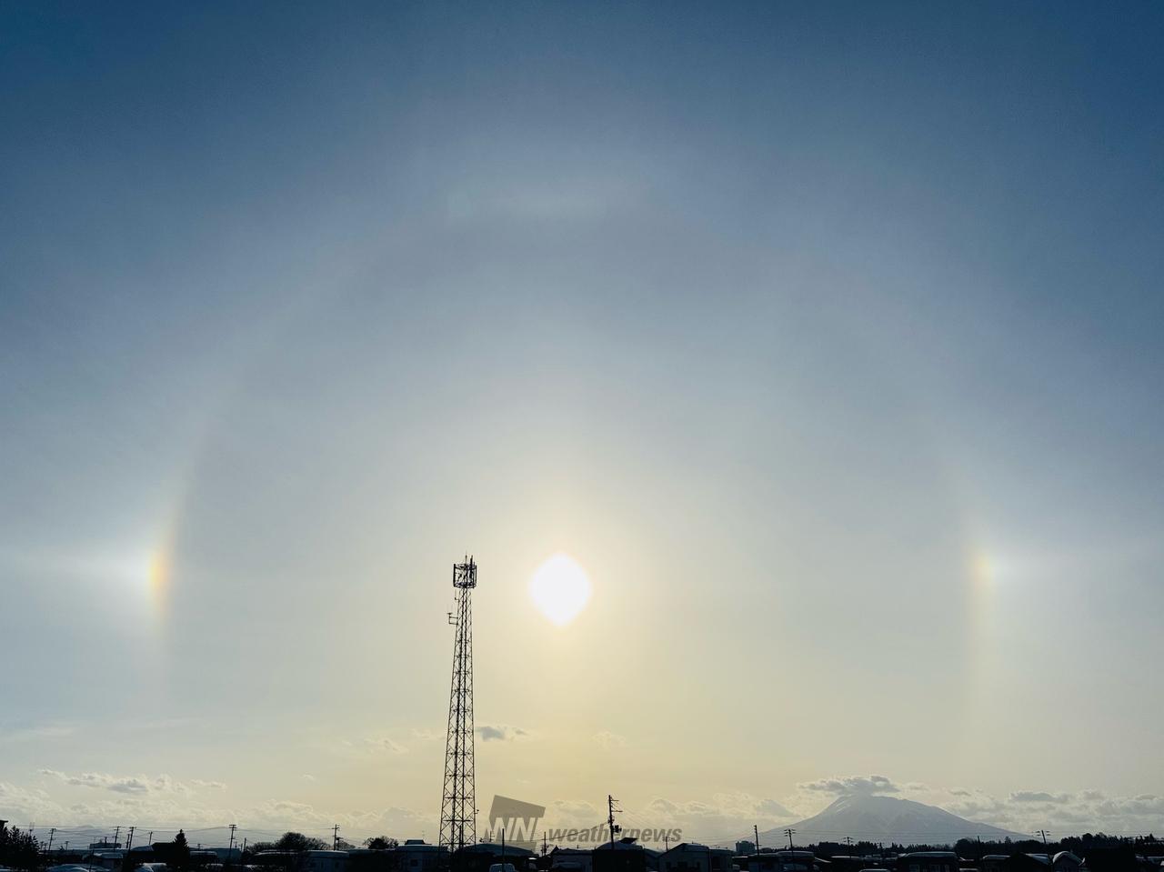 珍しい虹色現象出現🌈 注目の空の写真 ウェザーニュース