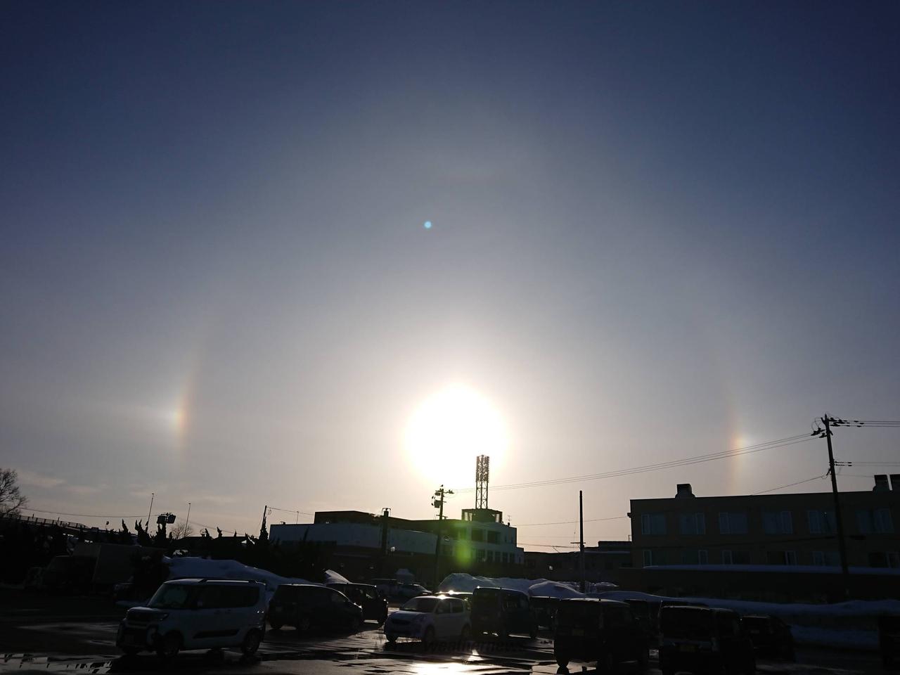 珍しい虹色現象出現🌈 注目の空の写真 ウェザーニュース