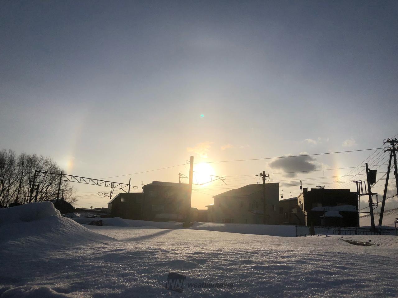 珍しい虹色現象出現🌈 注目の空の写真 ウェザーニュース