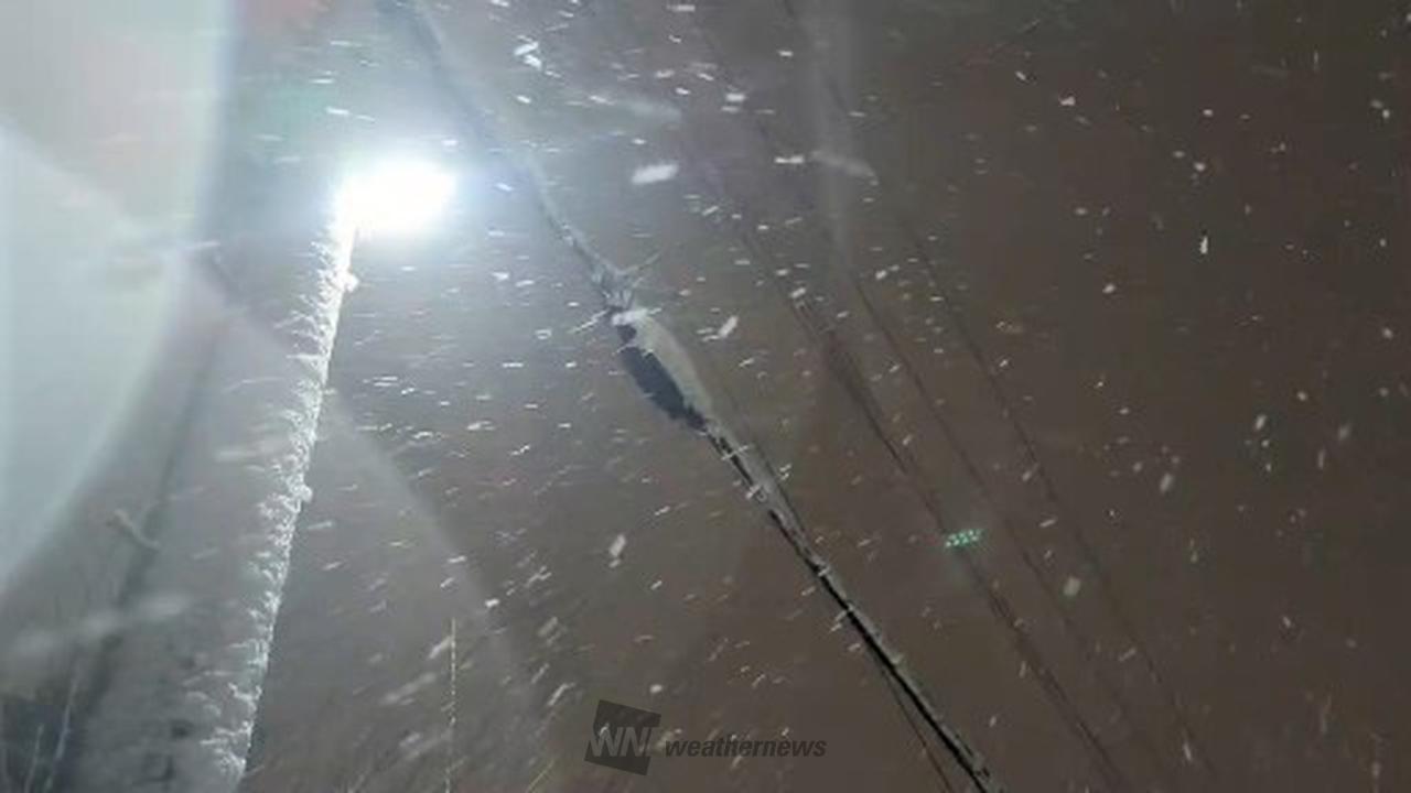 京滋・三重北部でも積雪 注目の空の写真 ウェザーニュース