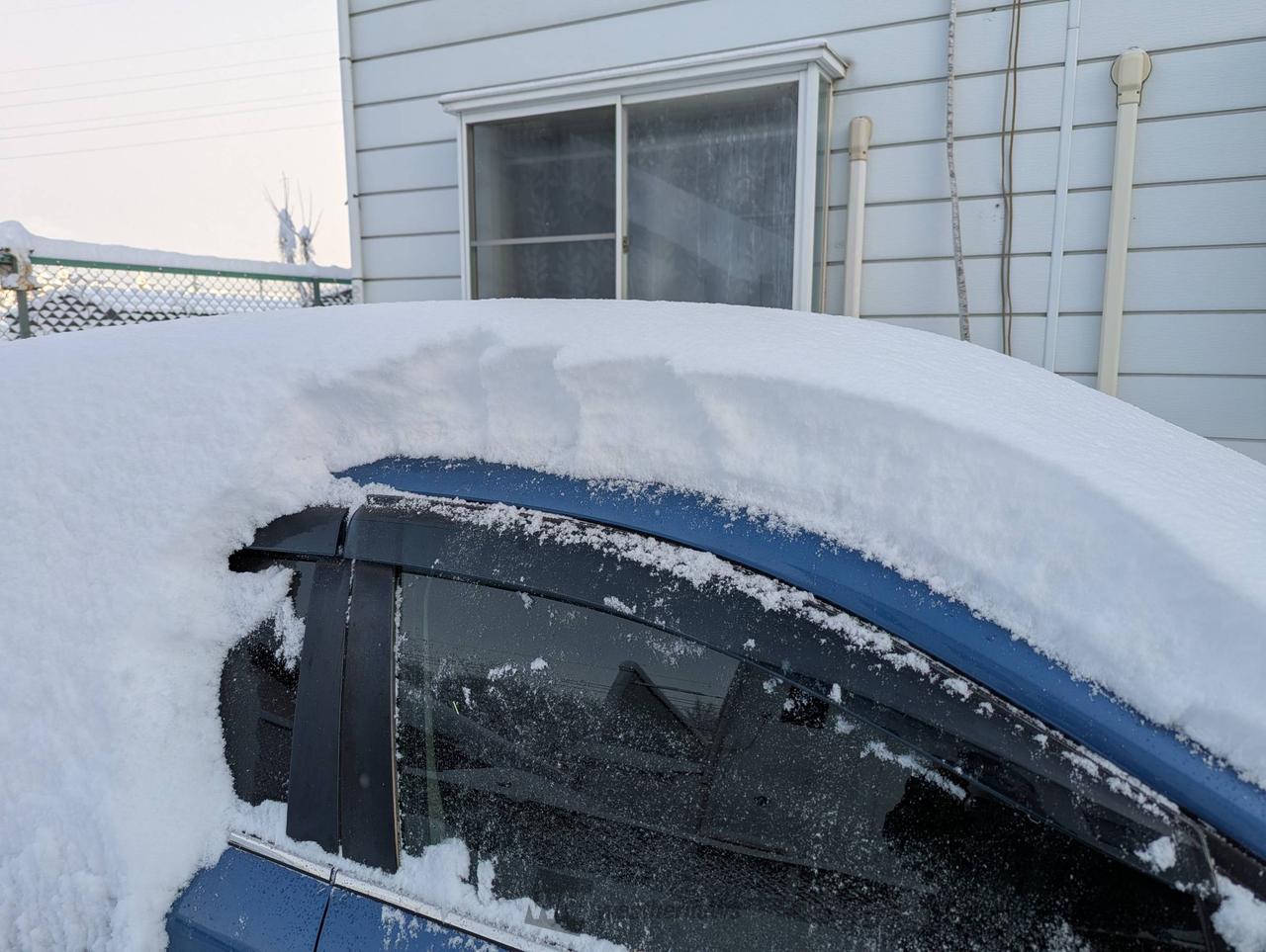 おはようございます。 今朝の積雪は30c | 群馬県沼田市 | -hoshi--gt7