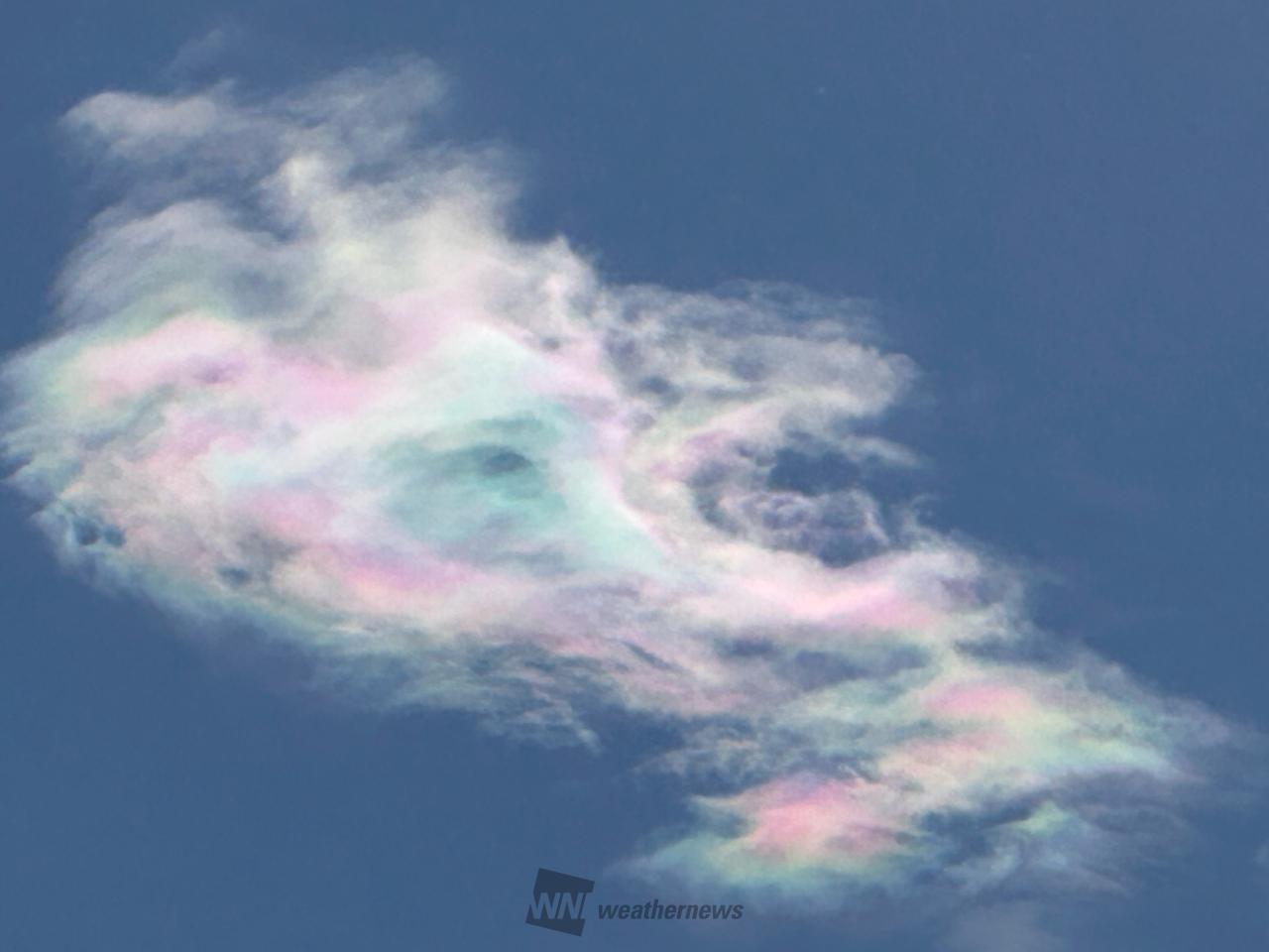 各地で虹色現象 注目の空の写真 ウェザーニュース