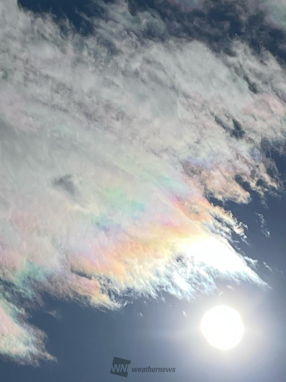 各地で虹色現象 注目の空の写真 ウェザーニュース
