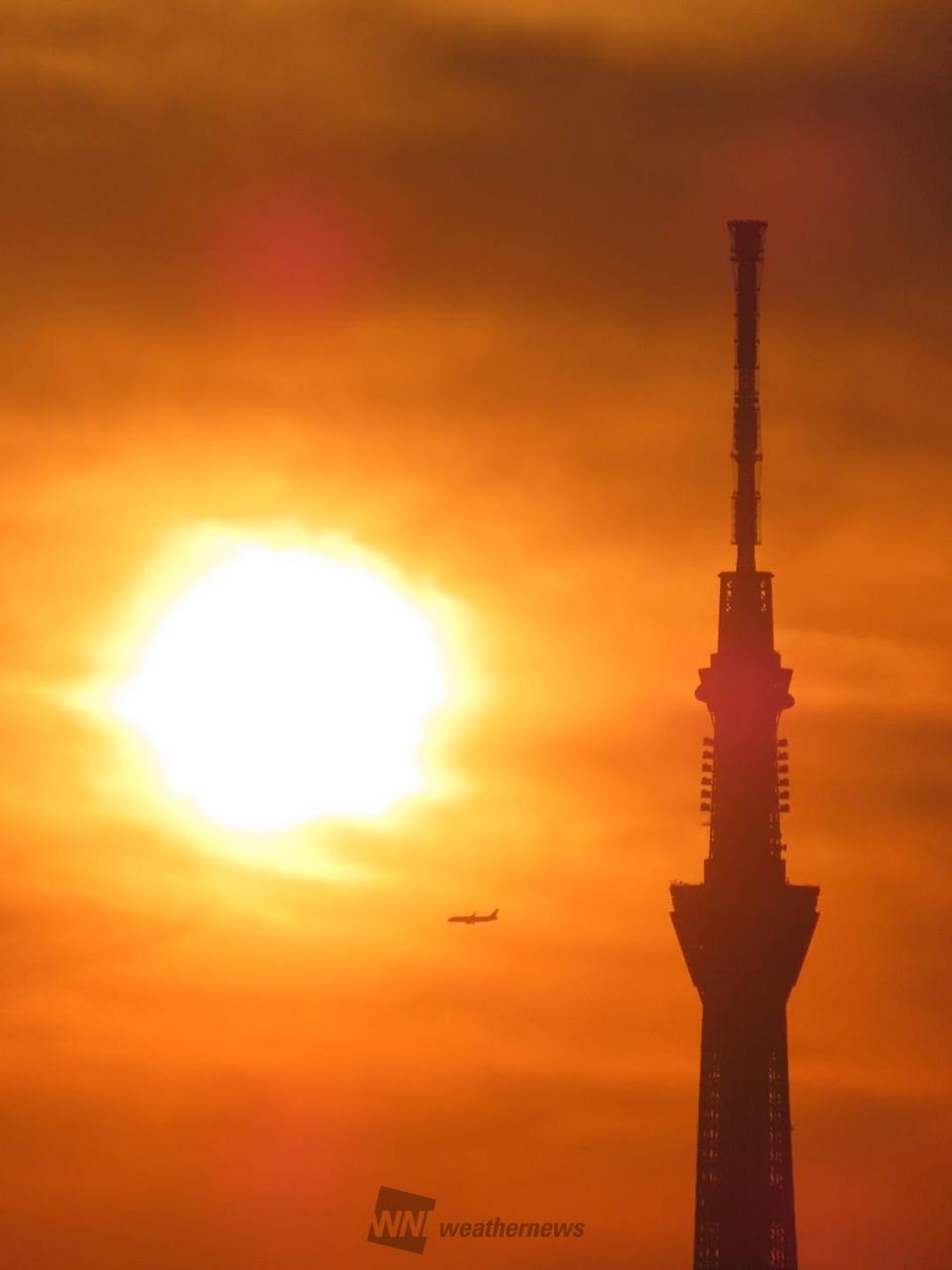 夕焼けタイム 注目の空の写真 ウェザーニュース