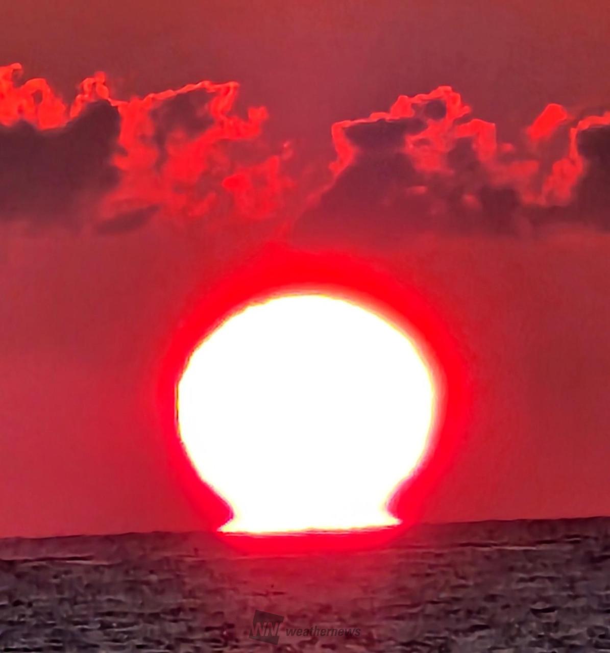 眩しすぎる朝陽☀️ 〜だるま朝日も〜 注目の空の写真 ウェザーニュース