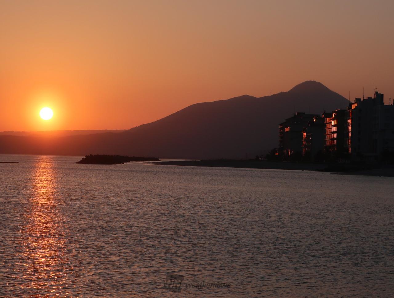 日の出写真館 注目の空の写真 ウェザーニュース