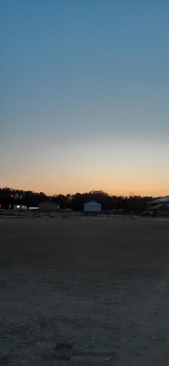 朝は雨が降ってまし...