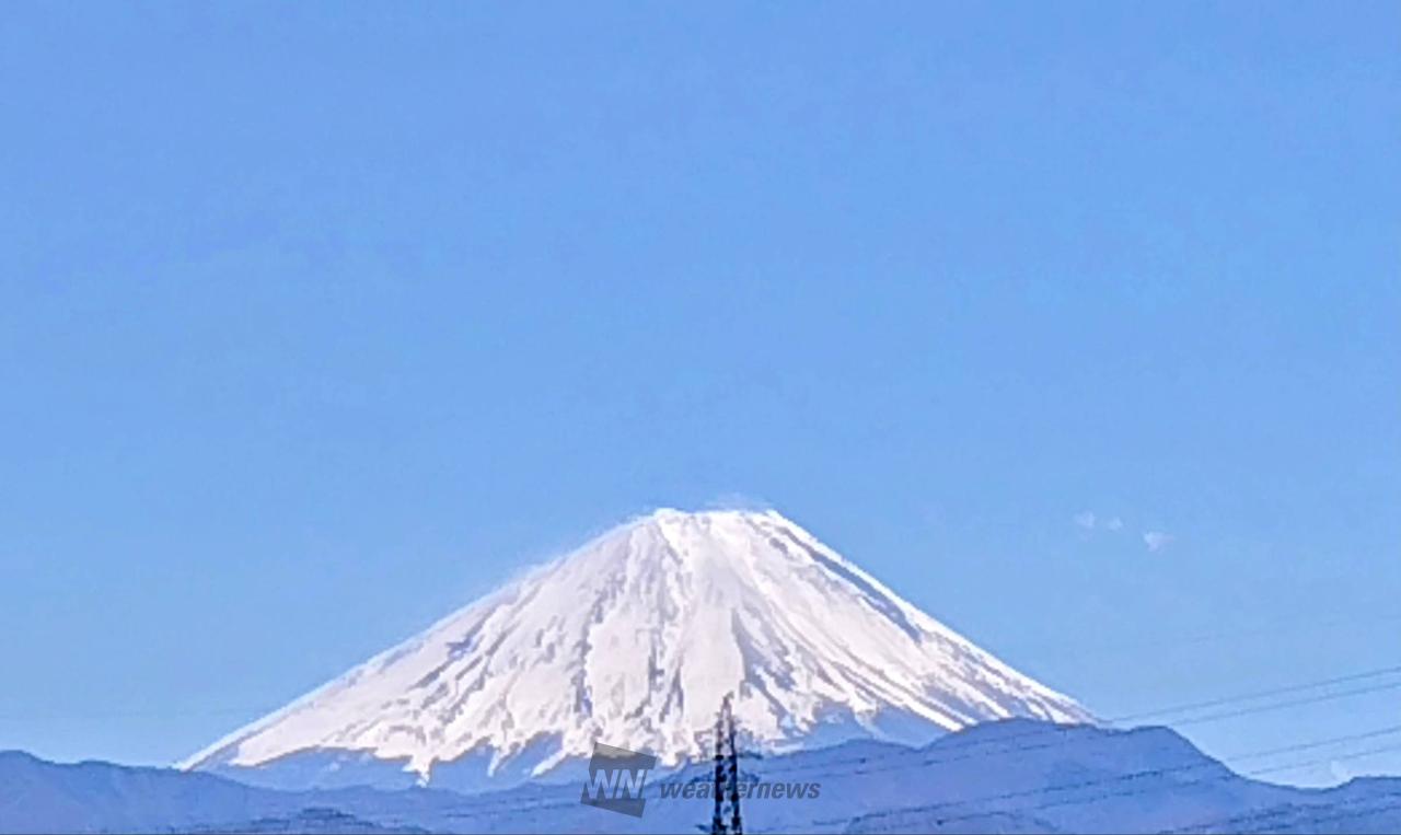 富士山がクッキリ🗻 注目の空の写真 ウェザーニュース