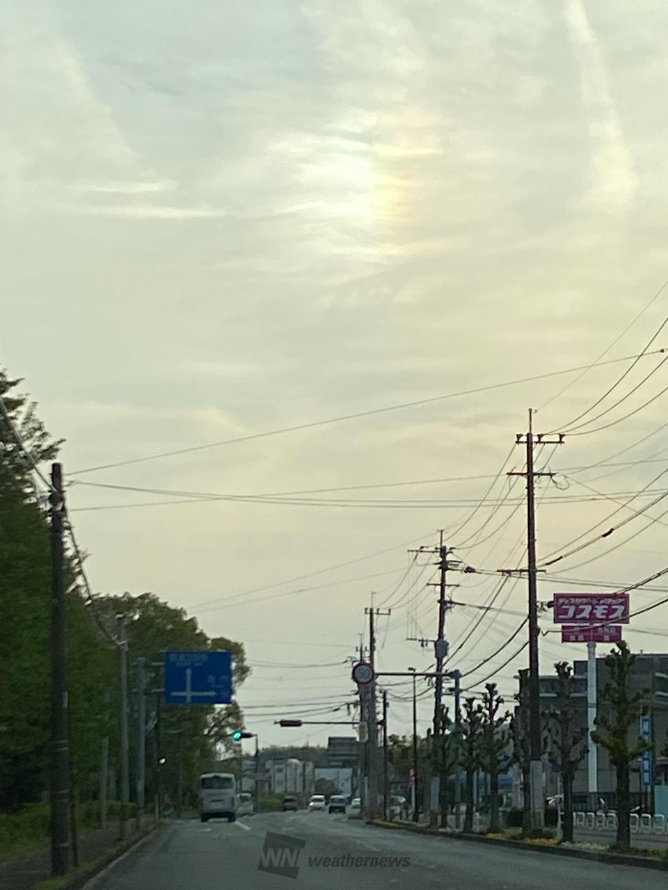 左幻日見えました🌈