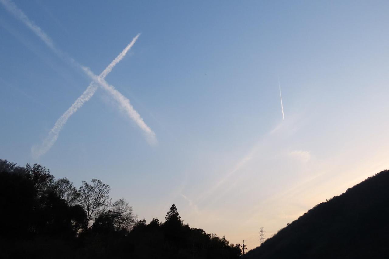 日没後のブルーアワ...