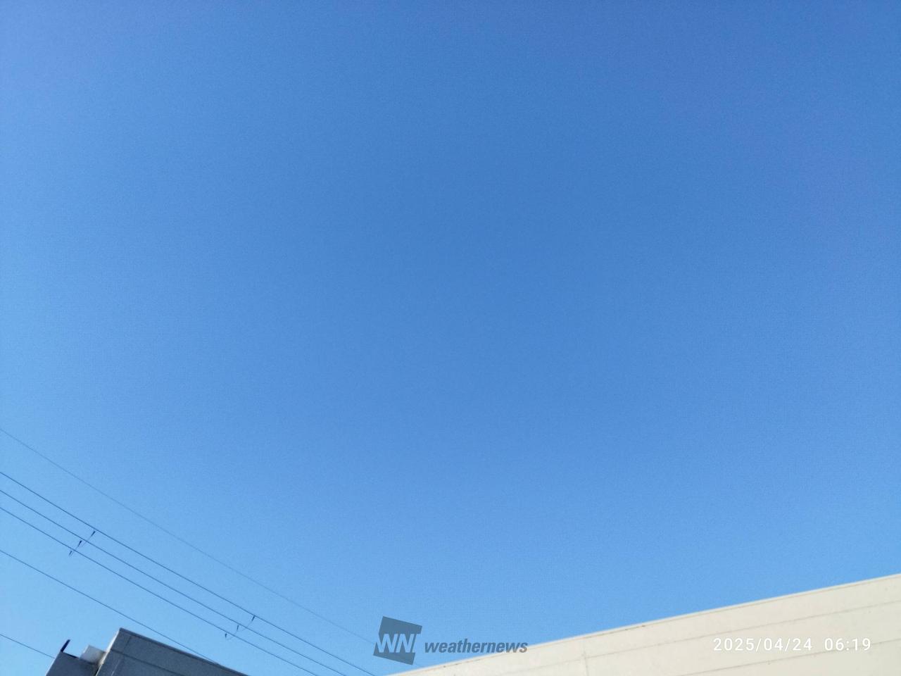 青い空 すっきり青空 注目の空の写真 ウェザーニュース