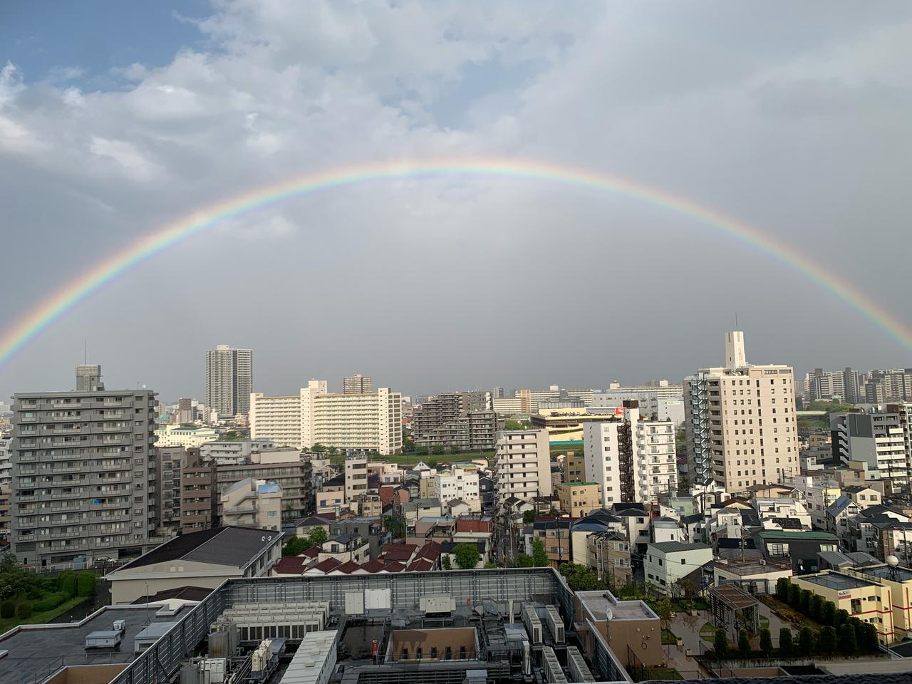 関東で雨上がりに虹 注目の空の写真 ウェザーニュース