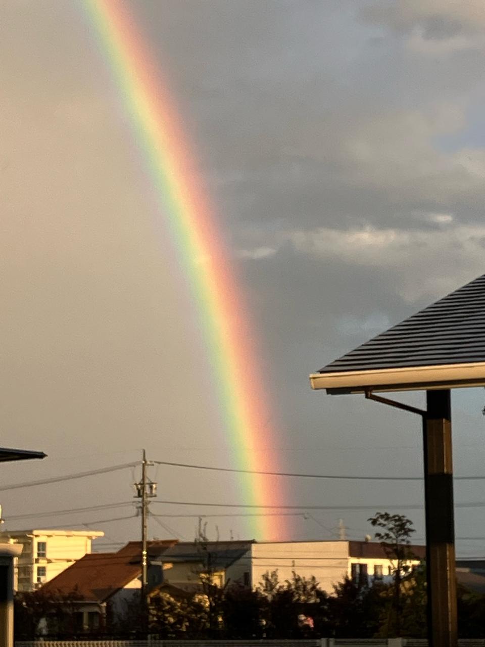 雨の置き土産🌈 注目の空の写真 ウェザーニュース