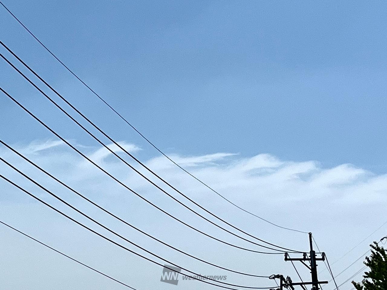 波のような雲 注目の空の写真 ウェザーニュース