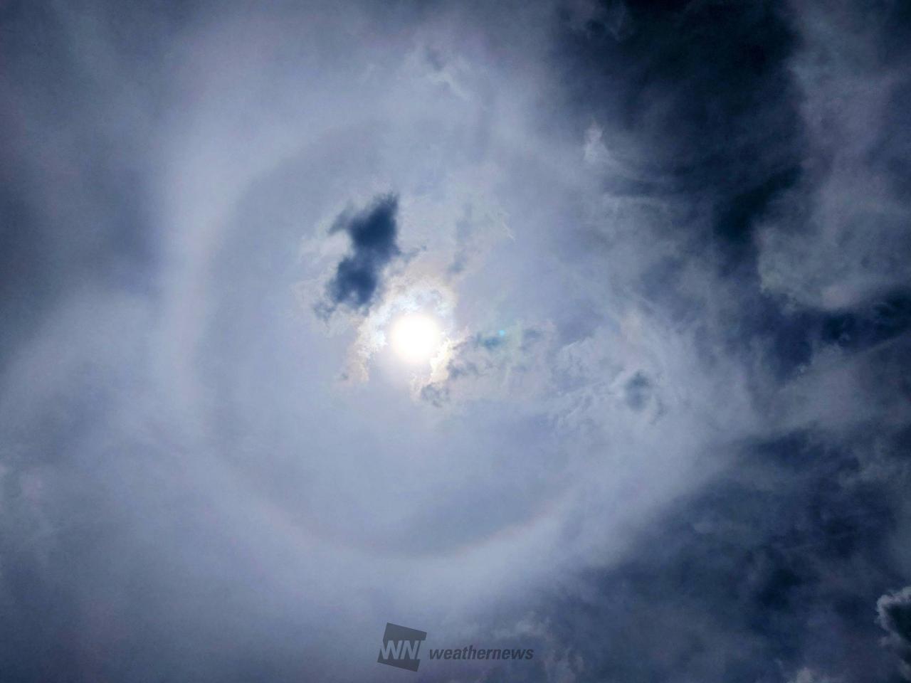 ハロが出ています...