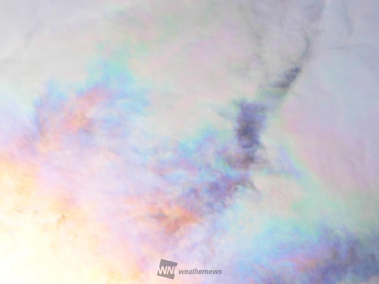 彩雲が見えた🌈 注目の空の写真 ウェザーニュース