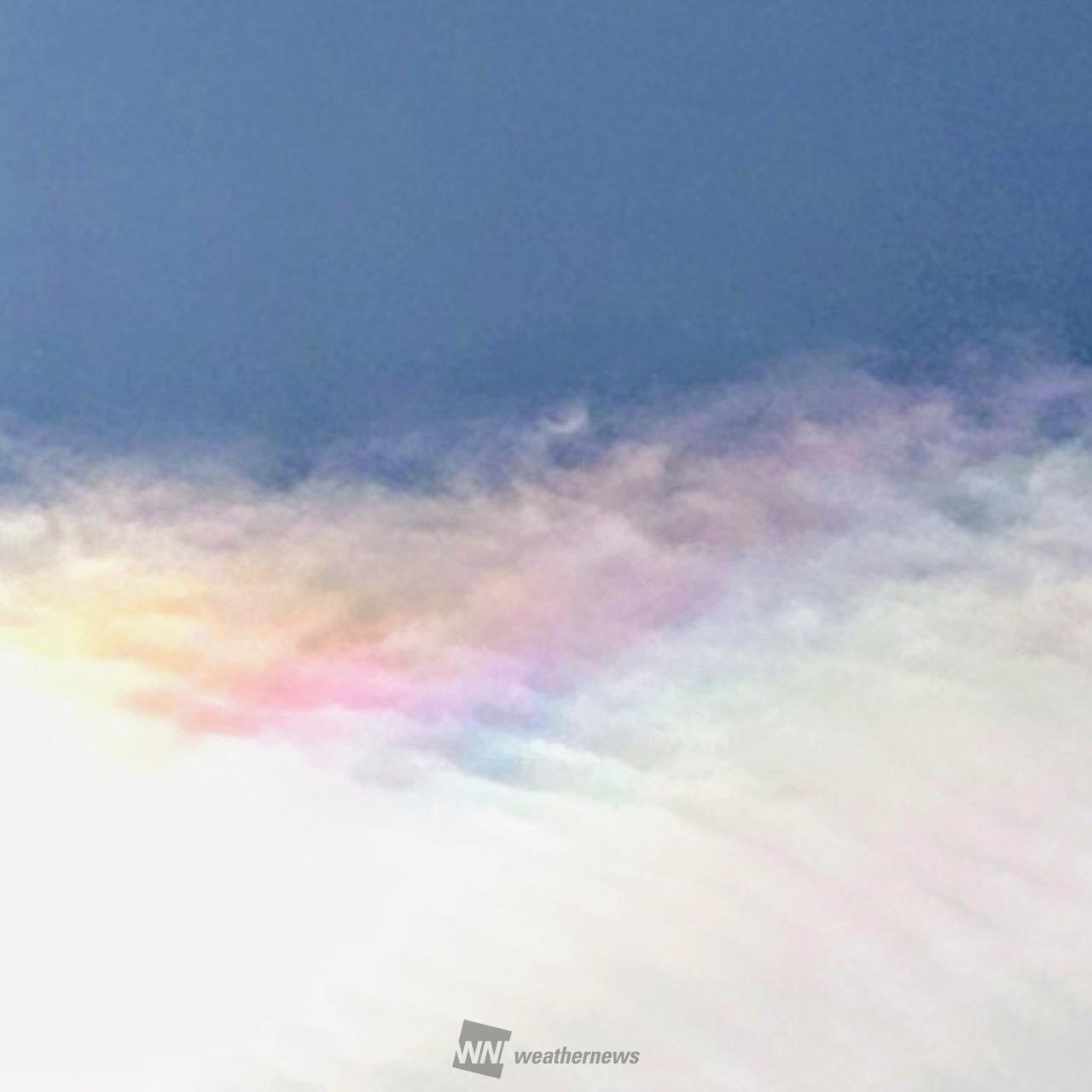 彩雲が見えた🌈 注目の空の写真 ウェザーニュース