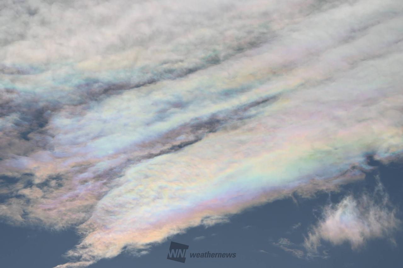 彩雲が見えた🌈 注目の空の写真 ウェザーニュース