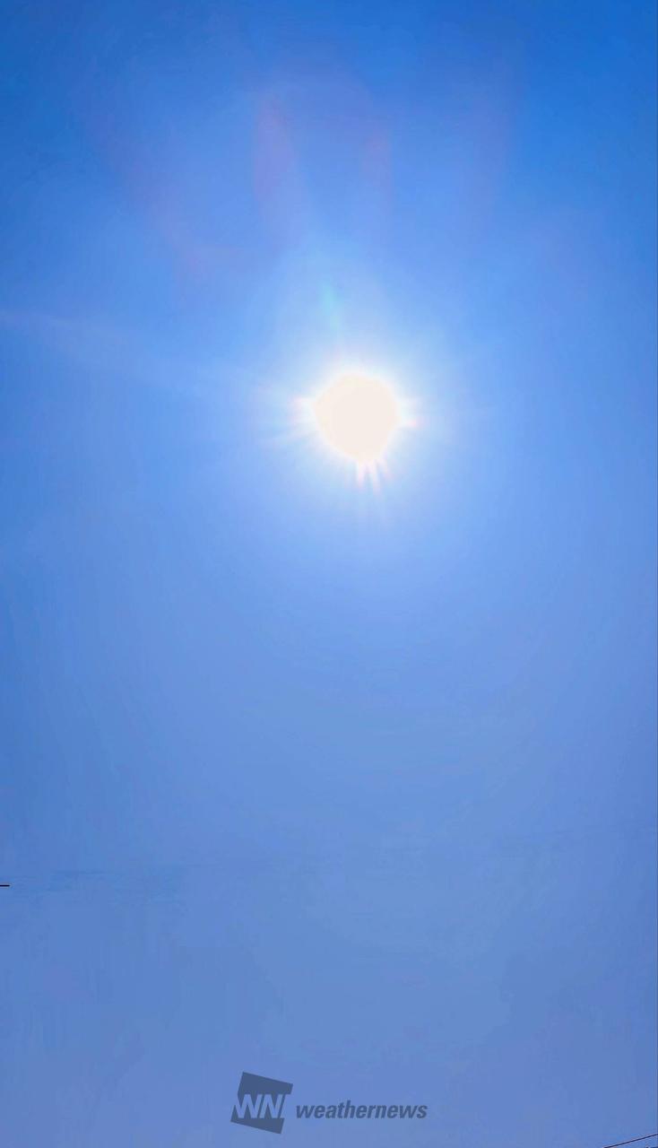 眩しい太陽の輝き☀✨️ 太陽光がプリズム | 愛媛県松山市