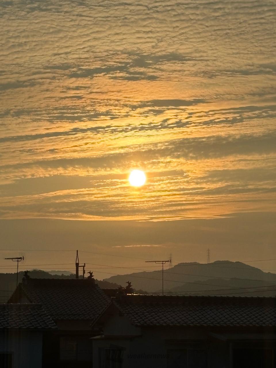 夕焼けタイム 注目の空の写真 ウェザーニュース